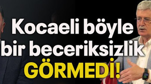 Kocaeli böyle bir beceriksizlik görmedi!